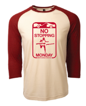 Load image into Gallery viewer, Boston Marathon No Stopping Monday - 26.2 Baseball Tee
