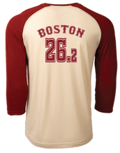 Load image into Gallery viewer, Boston Marathon No Stopping Monday - 26.2 Baseball Tee