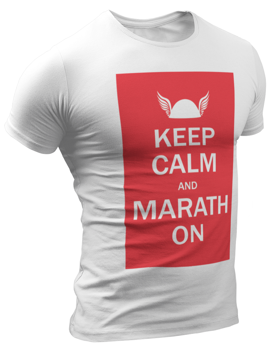 London Marathon 'Keep Calm and Marathon' Tee