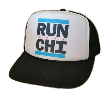 Chicago Marathon RUN CHI Technical Trucker Hat