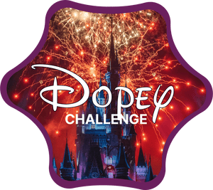 Disney-inspired Dopey Challenge Set Featuring Minie Marathon and Daisy Half Marathon