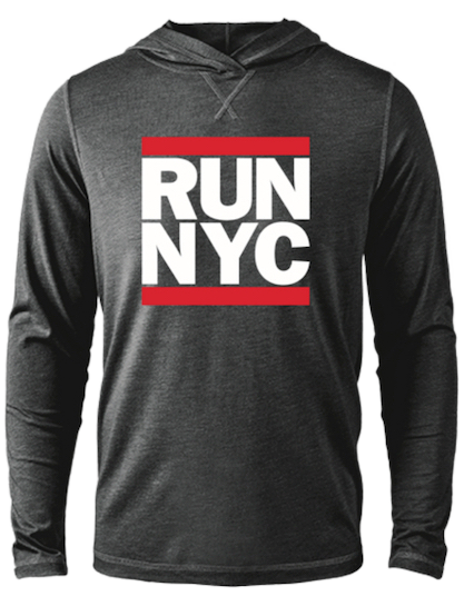 New York City Marathon RUN NYC Dark Gray Hoodie