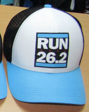 Load image into Gallery viewer, Chicago Marathon RUN 26.2 Technical Trucker Hat
